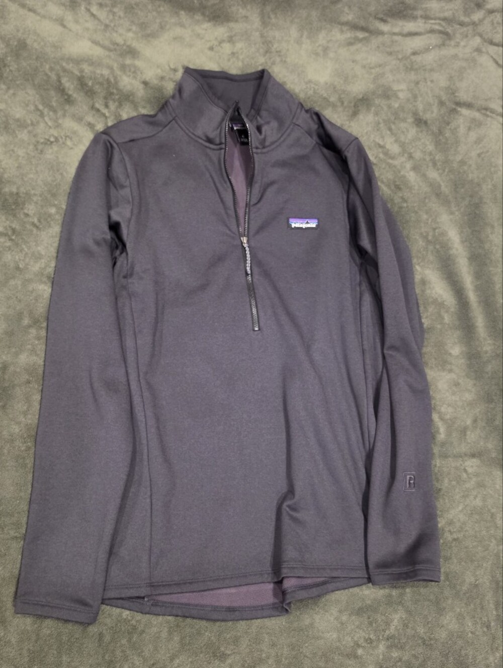 Patagonia R1- Daily Zip-neck Womens Deep Purple Size Large